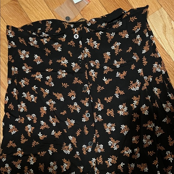 Floral Black Skirt - Picture 3 of 5